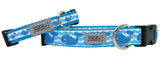 Wave Whale Dog Collar