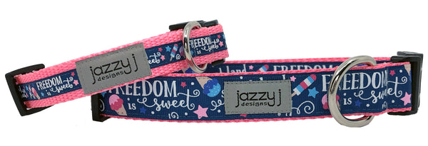 Freedom is Sweet Dog Collar