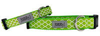 Lime Green Trellis Dog Collar