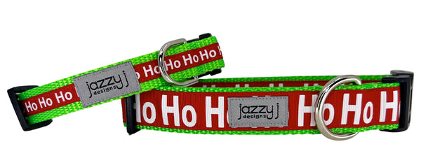 Red Ho Ho Ho Dog Collar