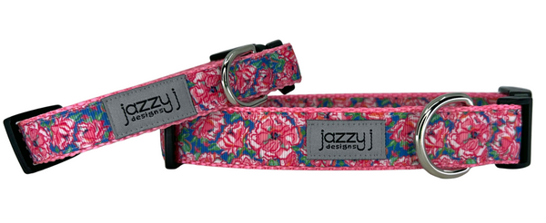 Lucky Charm Pink Dog Collar
