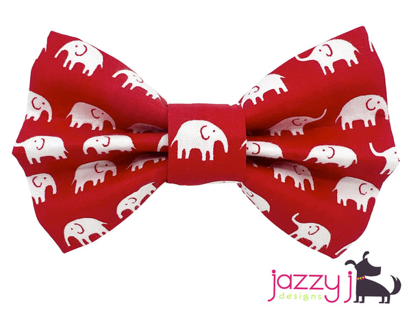 Red Elephant Bow Tie