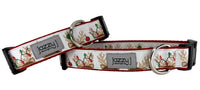 Ornament Reindeer Antlers Dog Collar