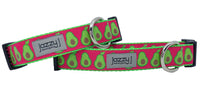 Hot Pink Avocado Dog Collar