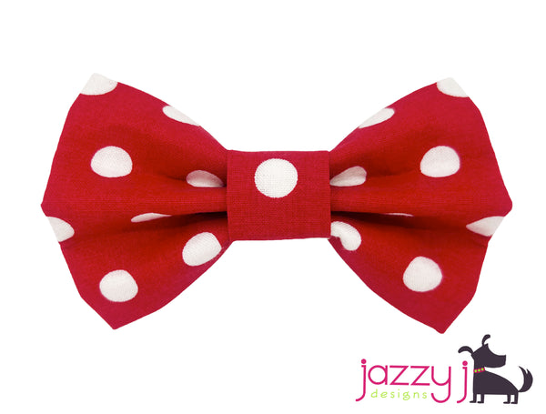 Red Polka Dot Bow Tie