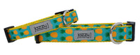 Blue Pineapple Dog Collar