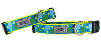 Blue Tennis Dog Collar