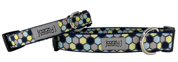 Boy Hexagon Dog Collar