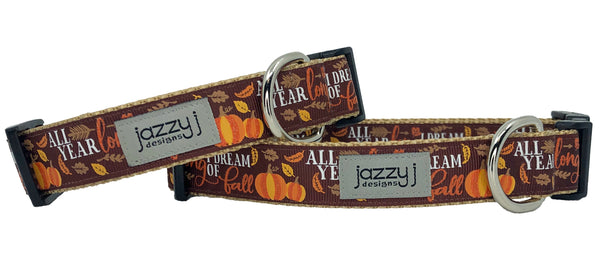 Brown All Year Long Dog Collar