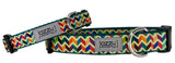 Chic Chevron Dog Collar