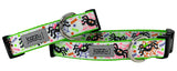 White Spiders Dog Collar