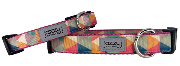 Girl Geometric Dog Collar