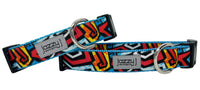 Graphic Graffiti Dog Collar