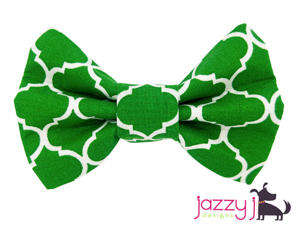 Green Trellis Bow Tie