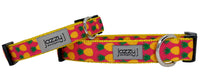 Hot Pink Pineapple Dog Collar