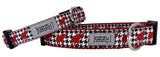 Houndstooth Elephant Dog Collar