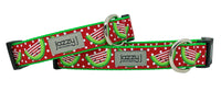 Red Glitter Watermelon Dog Collar