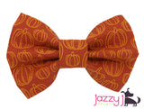 Orange Perfect Pumpkin Bow Tie