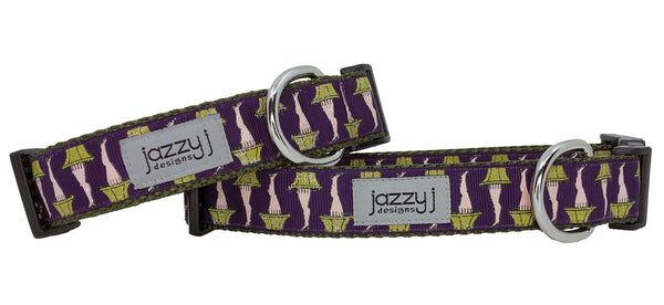 Purple Leg Lamp Dog Collar