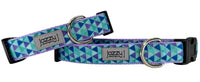 Purple Triangles Dog Collar