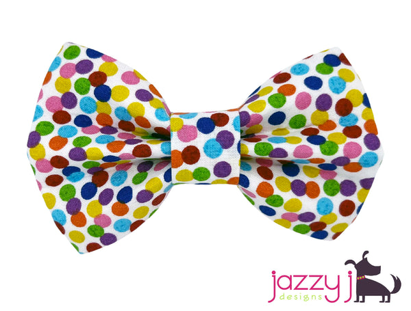 Rainbow Dots Bow Tie