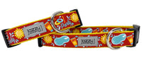 Red Pool Party Dog Collar