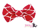 Red Trellis Bow Tie