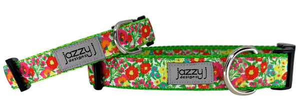 Summer Flowers Dog Collar