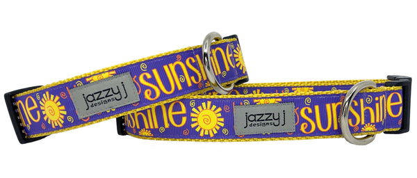 Purple Sunshine Dog Collar