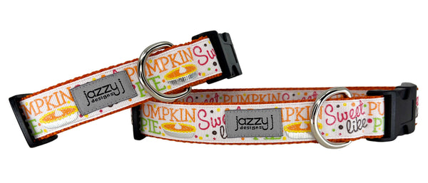 Sweet Like Pumpkin Pie Dog Collar