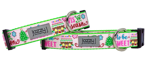 Tis the Season to be Sweet Dog Collar