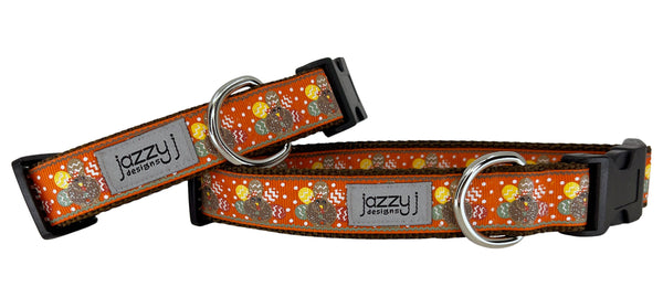 Orange Tom Turkey Dog Collar