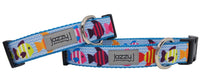Wave Fish Dog Collar