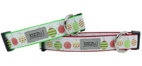 White Christmas Ornaments Dog Collar