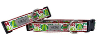 White Ugly Sweater Dog Collar