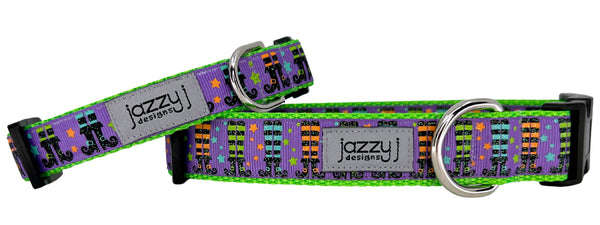 Glitter Witch Feet Dog Collar